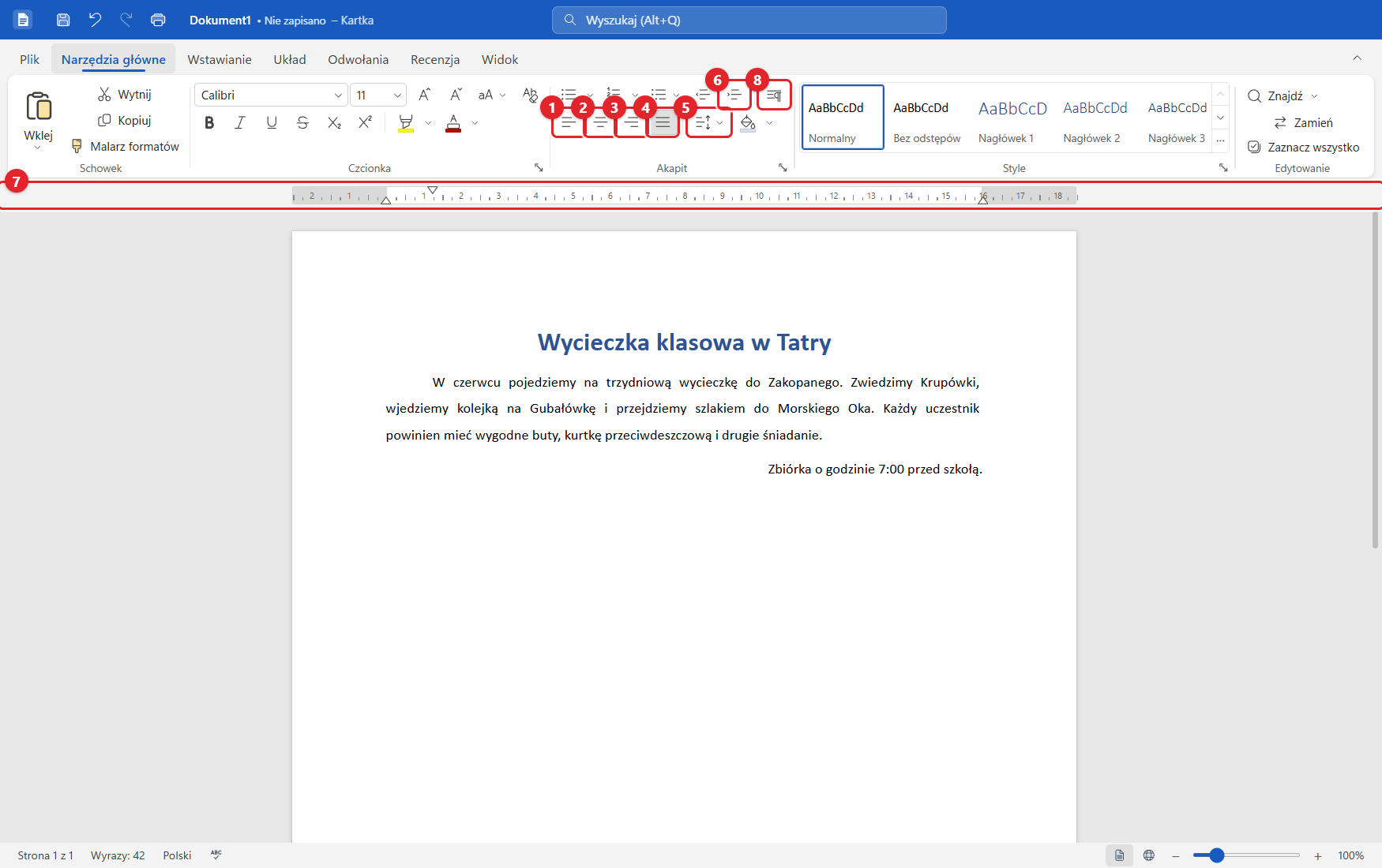 Grupa Akapit na wstążce